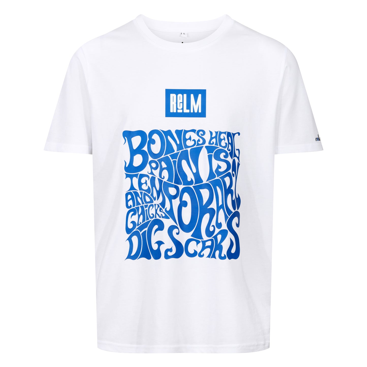 Bones Heal - (Blue on white)